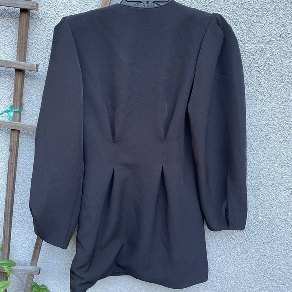 L'Academie The Claudia Mini Dress in Black - Picture 13 of 14